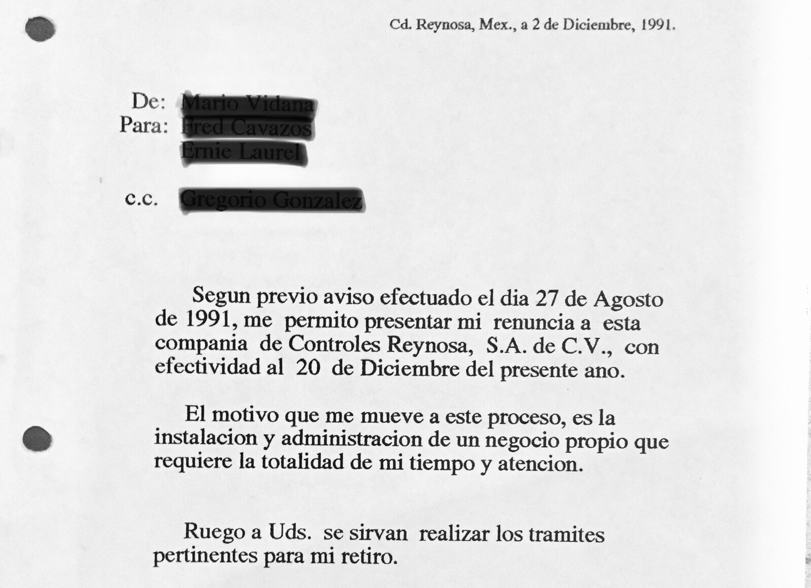 Cómo renuncié con gracia